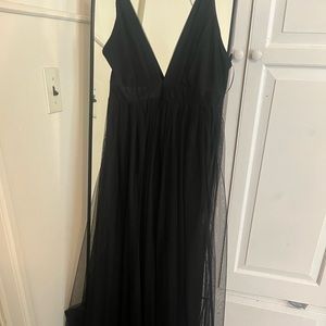 Long black dress